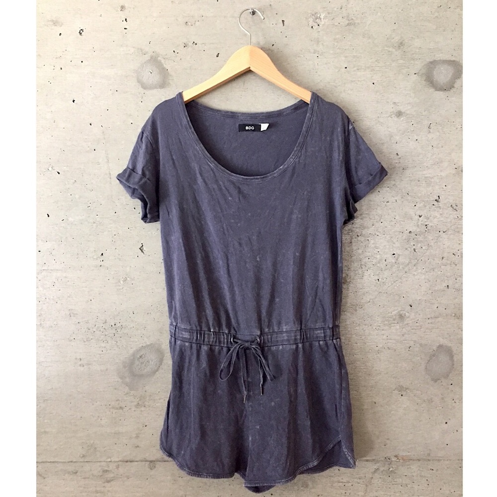 BDG Urban Outfitters romper in distressed gray